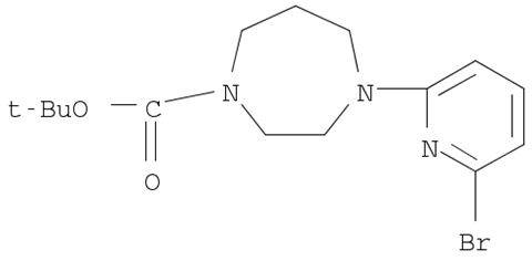 tert-butyl 4-(6-bromopyridin-2-yl)-1.4-diazepane-1-carboxylate